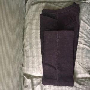 Fine corduroy chocolate brown pants